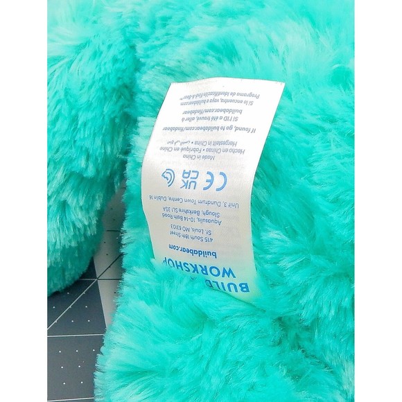 Build A Bear Beach Bunny Summer Ocean Vibes Green Plush Stuffed Animal Pink Ears - Picture 8 of 11